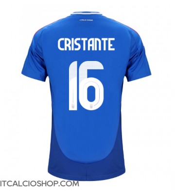 Italia Bryan Cristante #16 Prima Maglia Europei 2024 Manica Corta